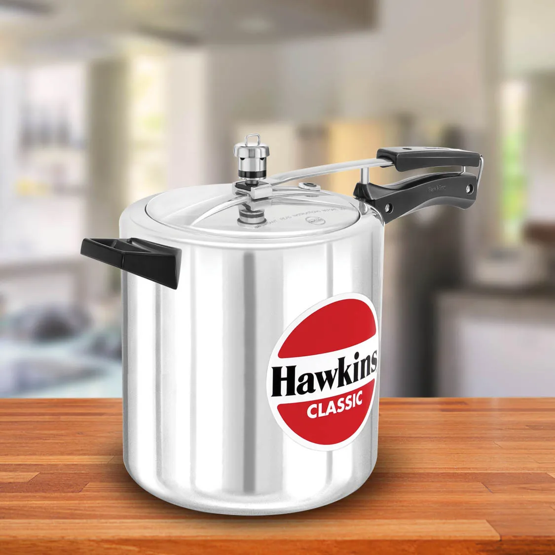 Hawkins Classic Inner Lid Aluminium Pressure Cooker (Tall), 8 Litre, Silver