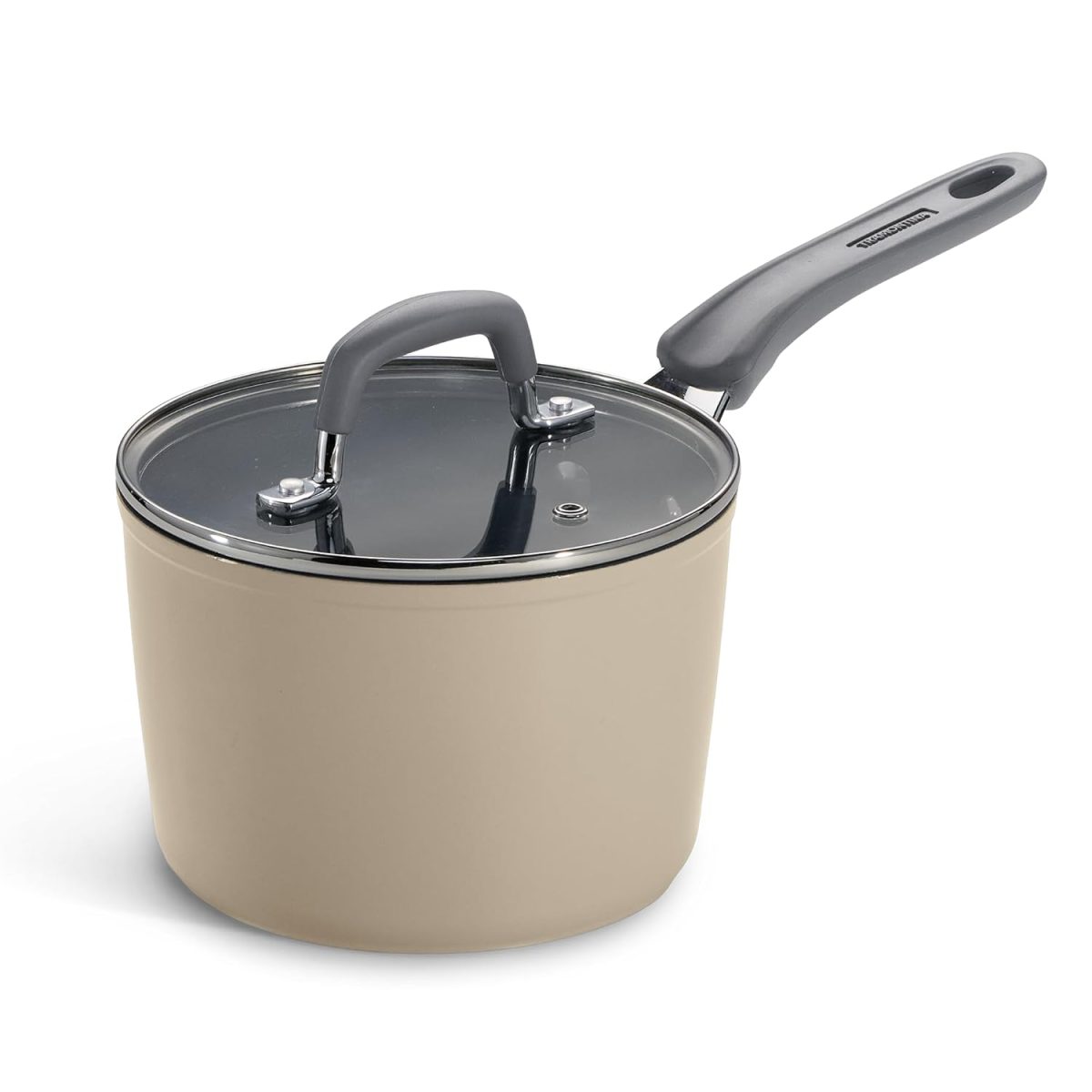 TRAMONTINA Velo 16Cm/Forged With Ceramic Reinforced Interior Sauce Pan With Glasslid