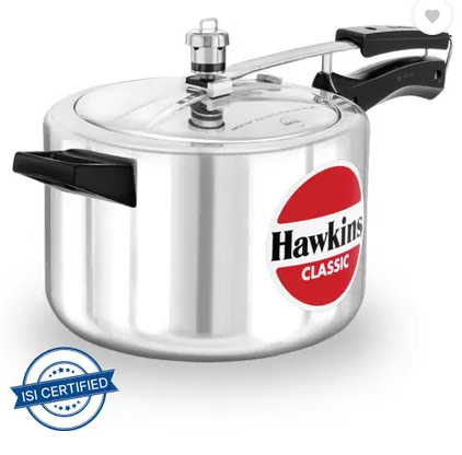 Hawkins Classic (CL50) 5 L Inner Lid Pressure Cooker  (Aluminium)