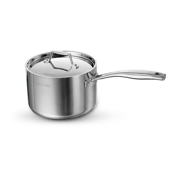 Tramontina Aeion Triply 16cm / 2.1 Liter Stainless Steel Sauce Pan