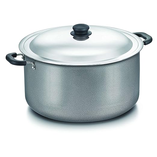 Prestige Omega Select Plus Non-Stick PFOA Free Biryani Pot with Stainless Steel Lid, 16 Litre.
