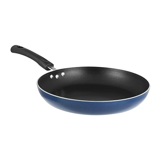 Vinod Zest Aluminium Non Stick Frypan - 24 cm | Skillet Pan | 3 Layer Ceramic Coating
