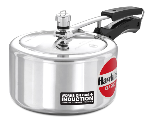 Hawkins Classic 3 Litre Inner Lid Aluminium Pressure Cooker