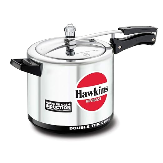 Hawkins Aluminium 6.5 Litre Hevibase Pressure Cooker