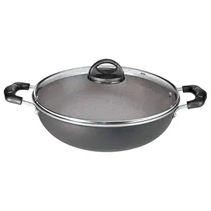 Premier Non Stick Superb Deep Kadai with G.lid 22cm IB(059085)