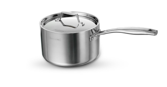 Tramontina  Triply 18cm/2.9 Liter Stainless Steel Sauce Pan