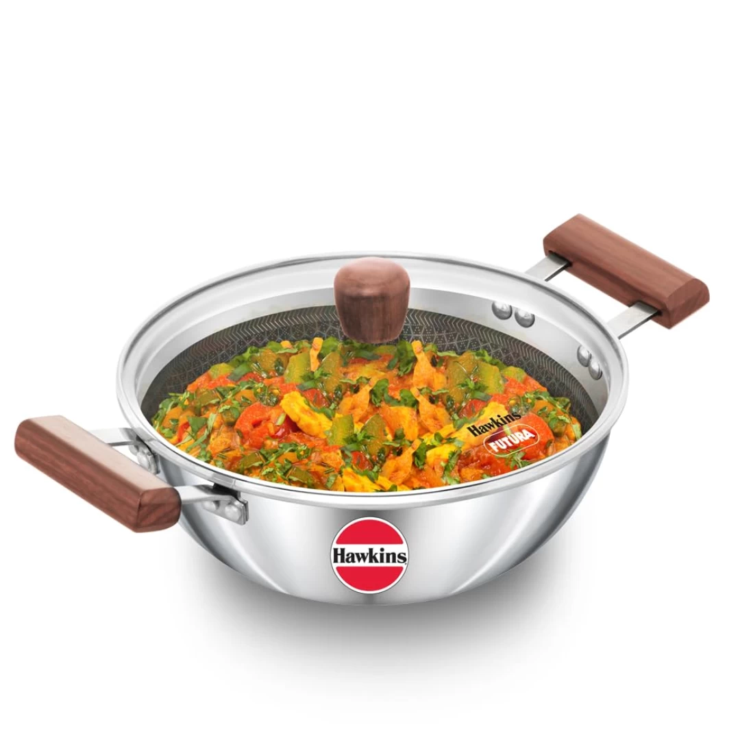 HAWKINS NS DEEP KADHAI 2.5L IB W/G/LID